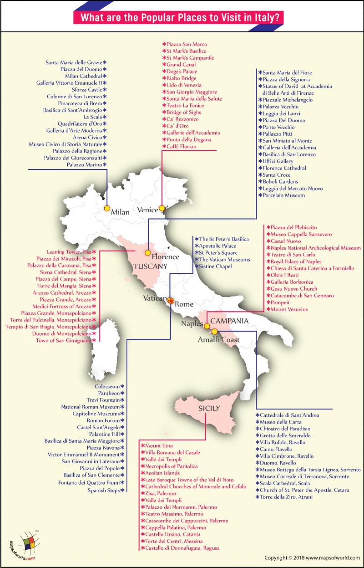 خريطة إيطاليا متحف